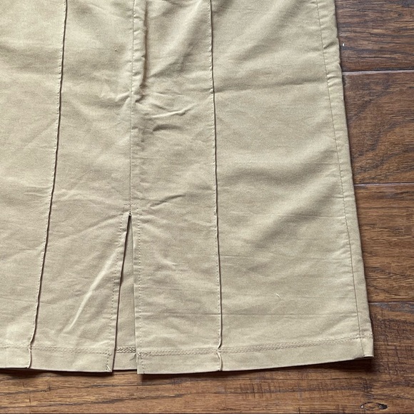 Vintage Krizia D tan midi pencil skirt size medium - Picture 4 of 13
